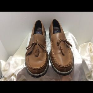 Sonoma Leather 9 1/2M Brown Loafers